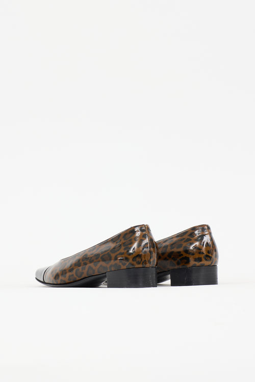 Ferragamo Patent Printed Pax Pump