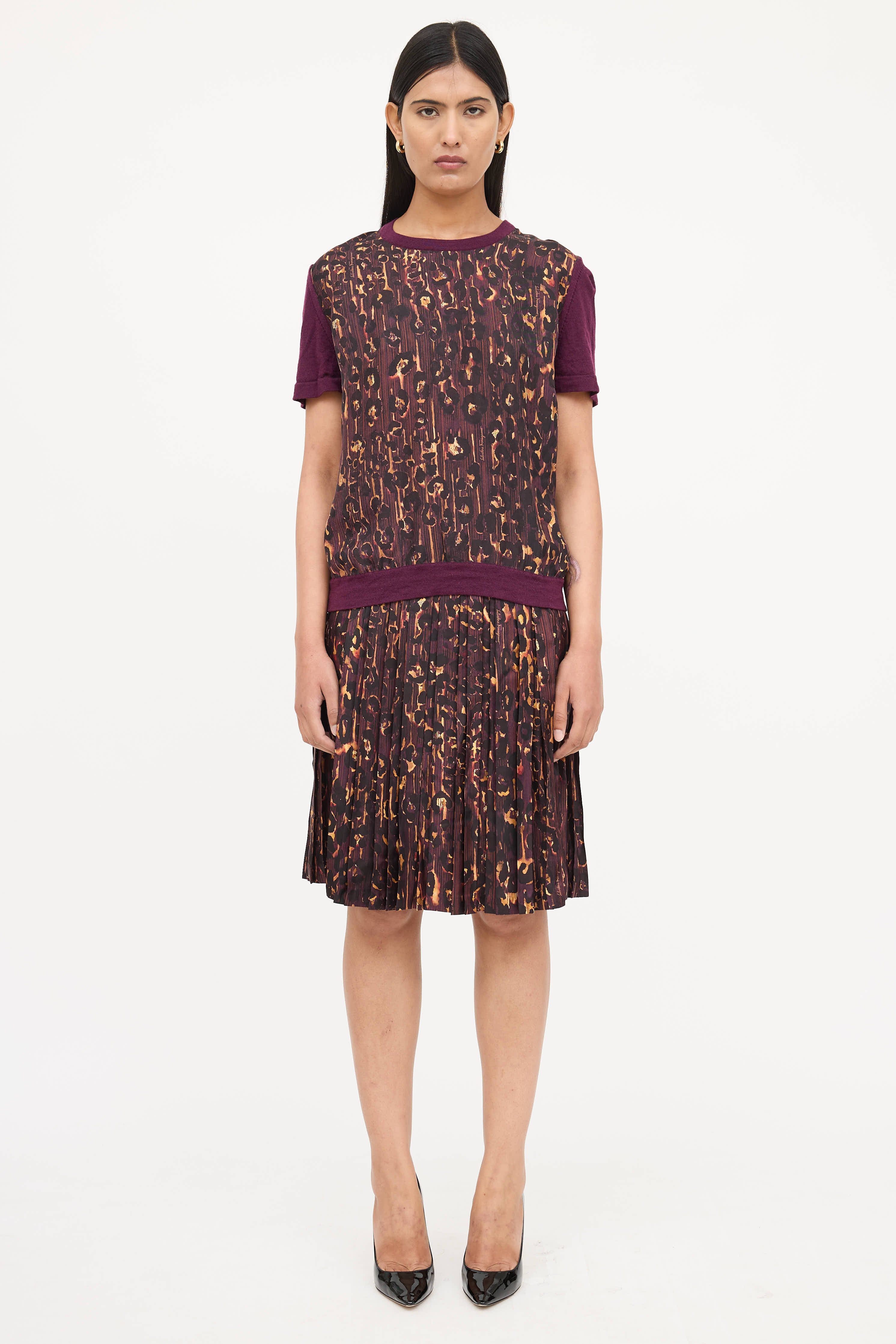 Ferragamo Printed Co-Ord Set