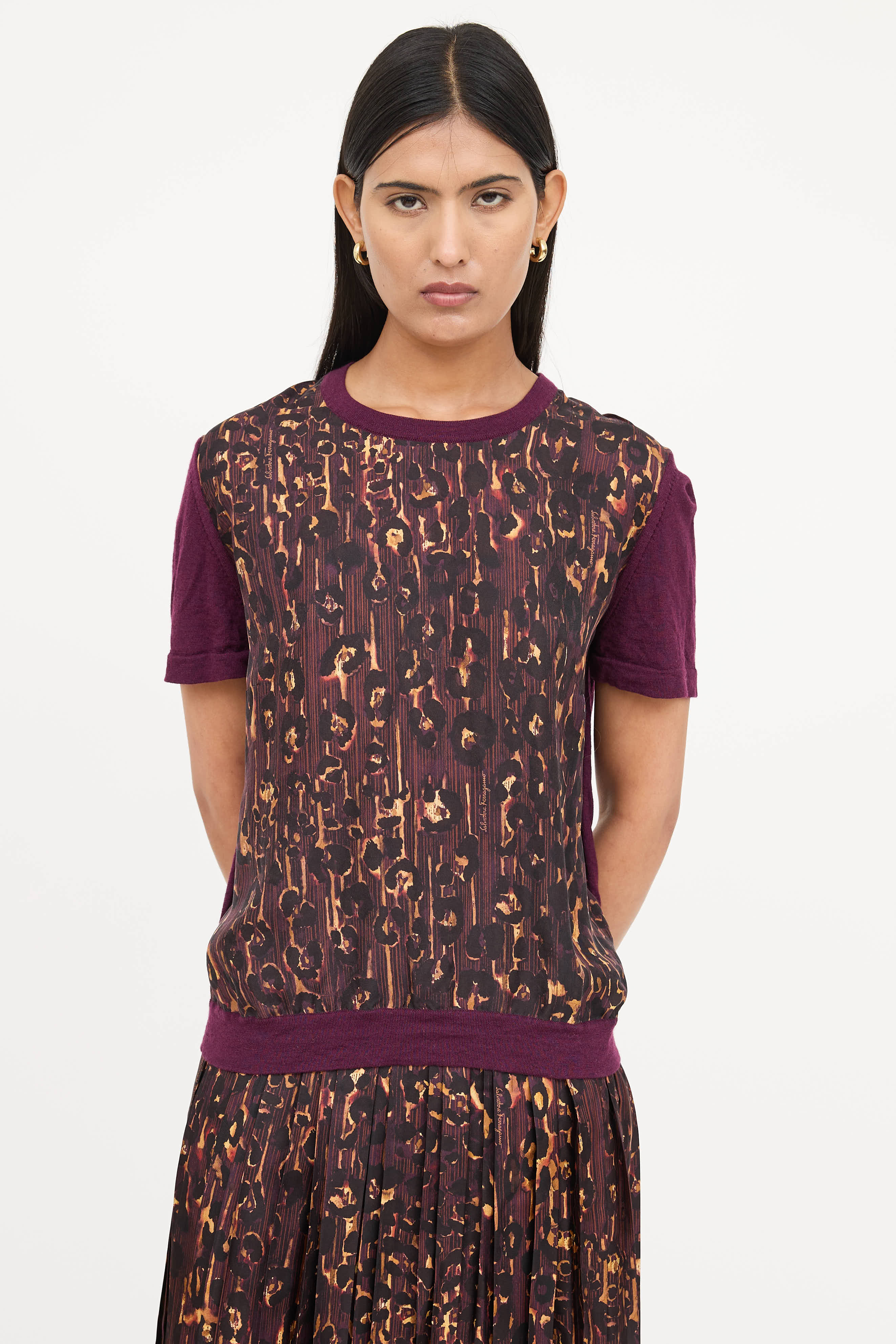 Ferragamo Printed Co-Ord Set