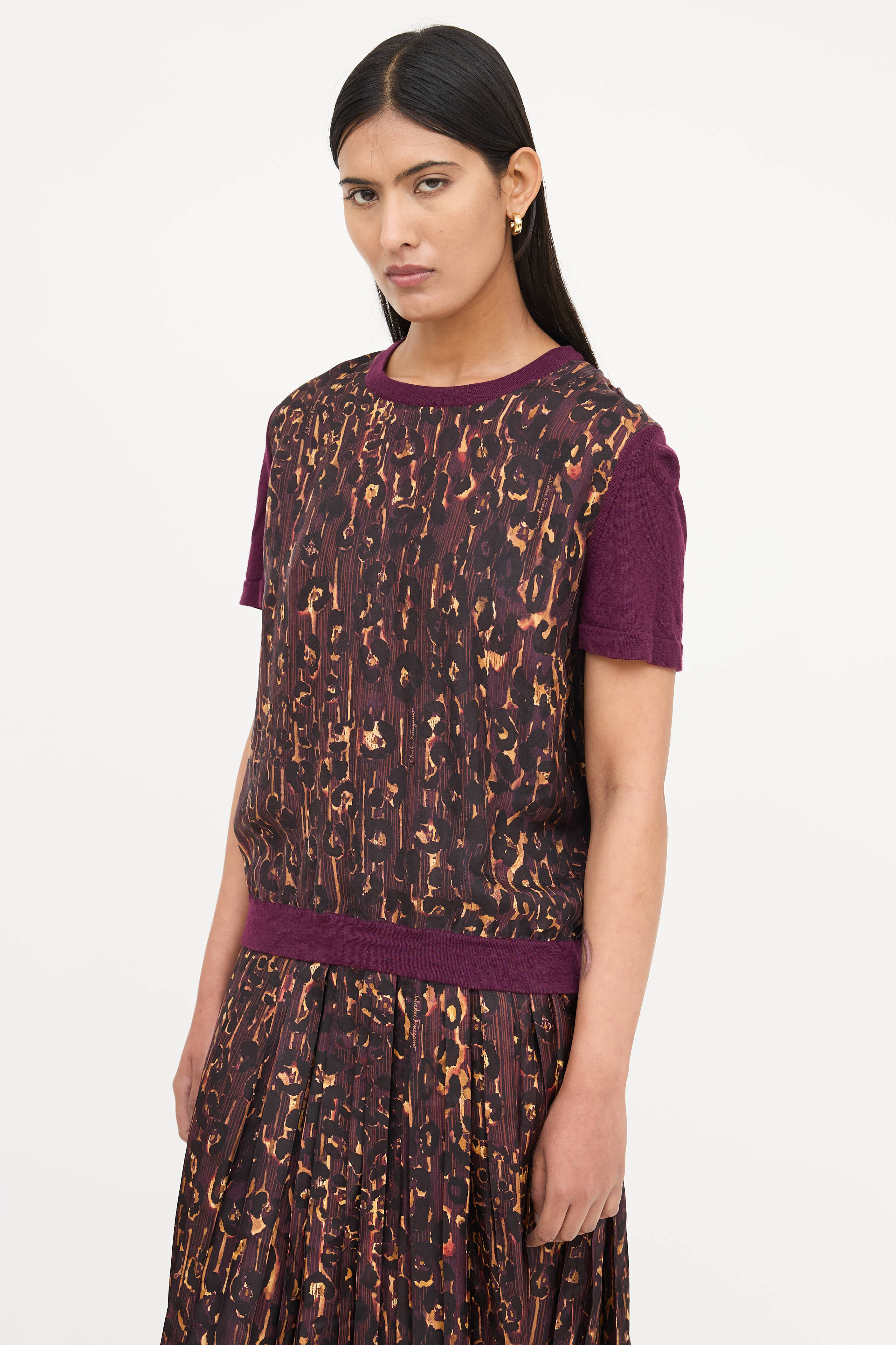 Ferragamo Printed Co-Ord Set