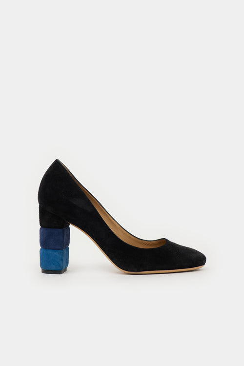 Ferragamo Suede  Pump