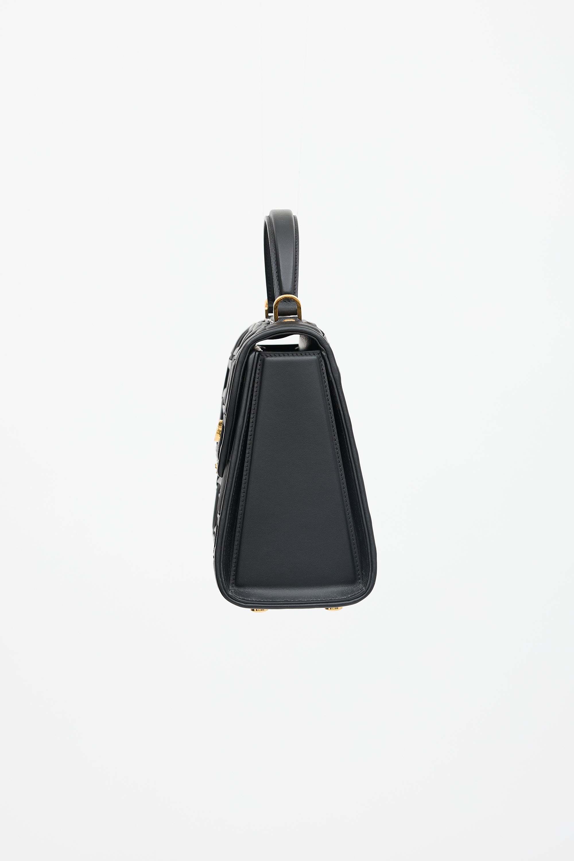 Ferragamo Woven Leather Boxyz Bag