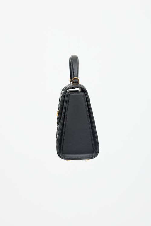 Ferragamo Woven Leather Boxyz Bag