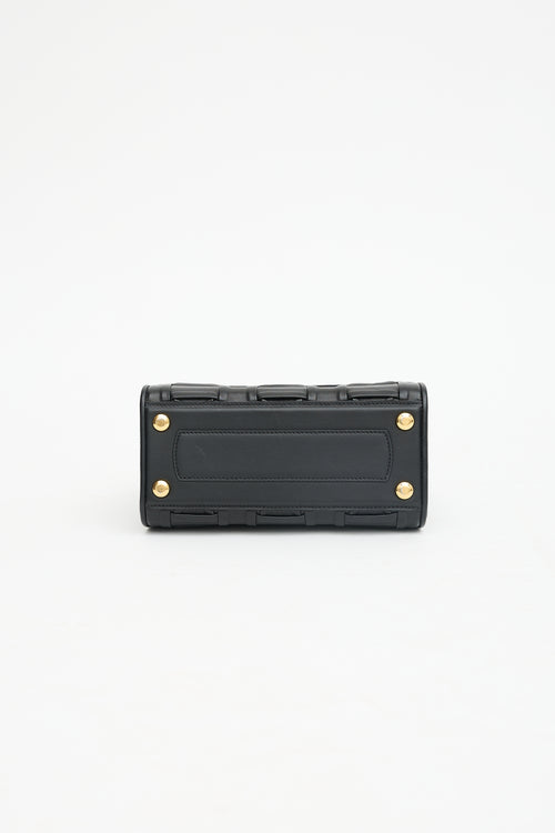 Ferragamo Woven Leather Boxyz Bag