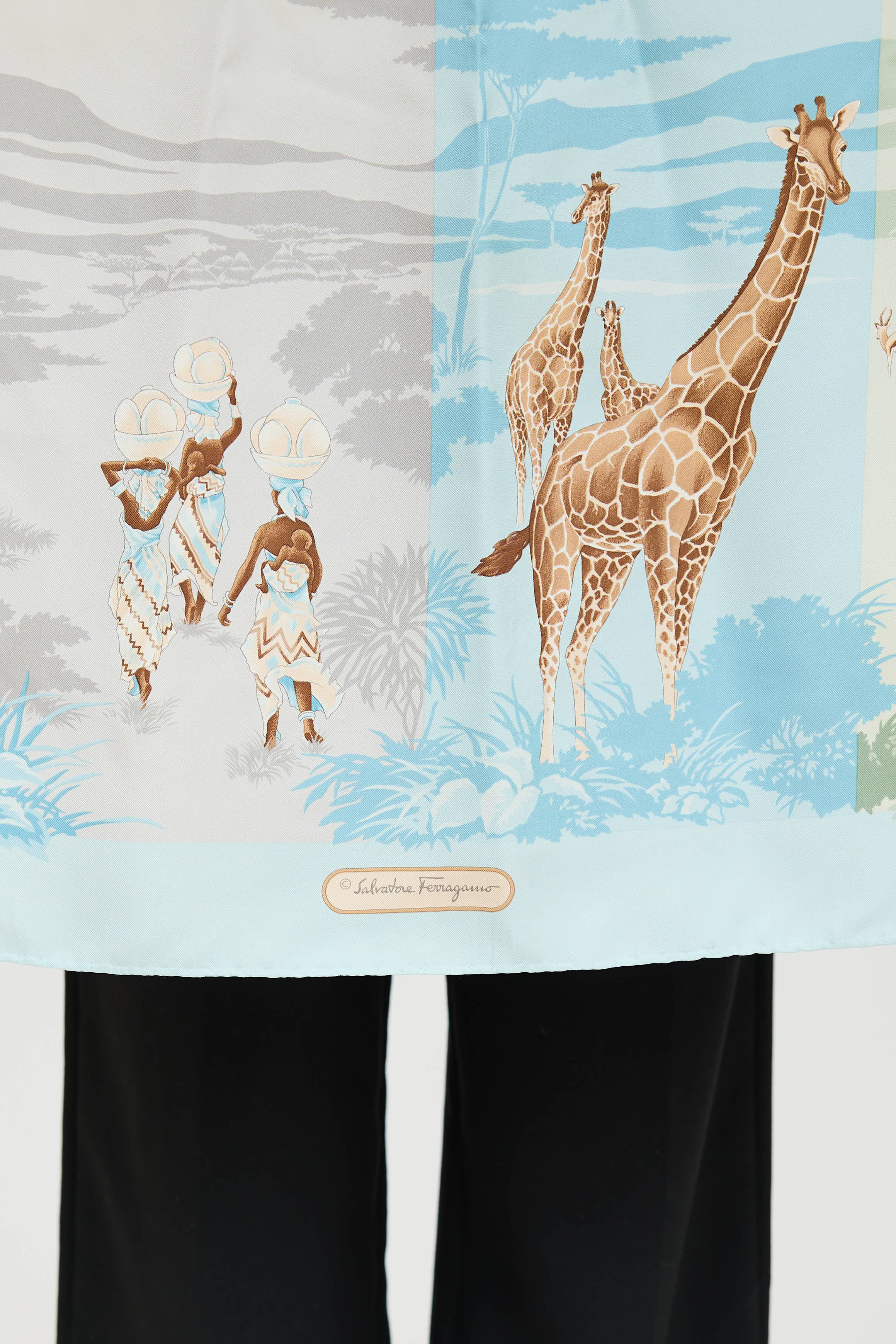 FerragamoSilk Safari Scarf