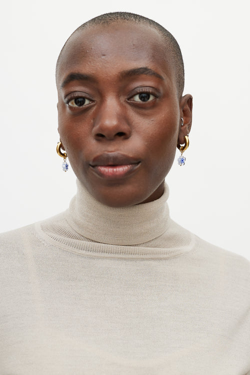 VSP Archive Flower Hoop Earrings