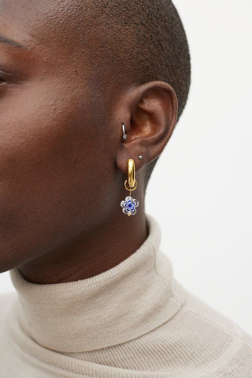 VSP Archive Flower Hoop Earrings