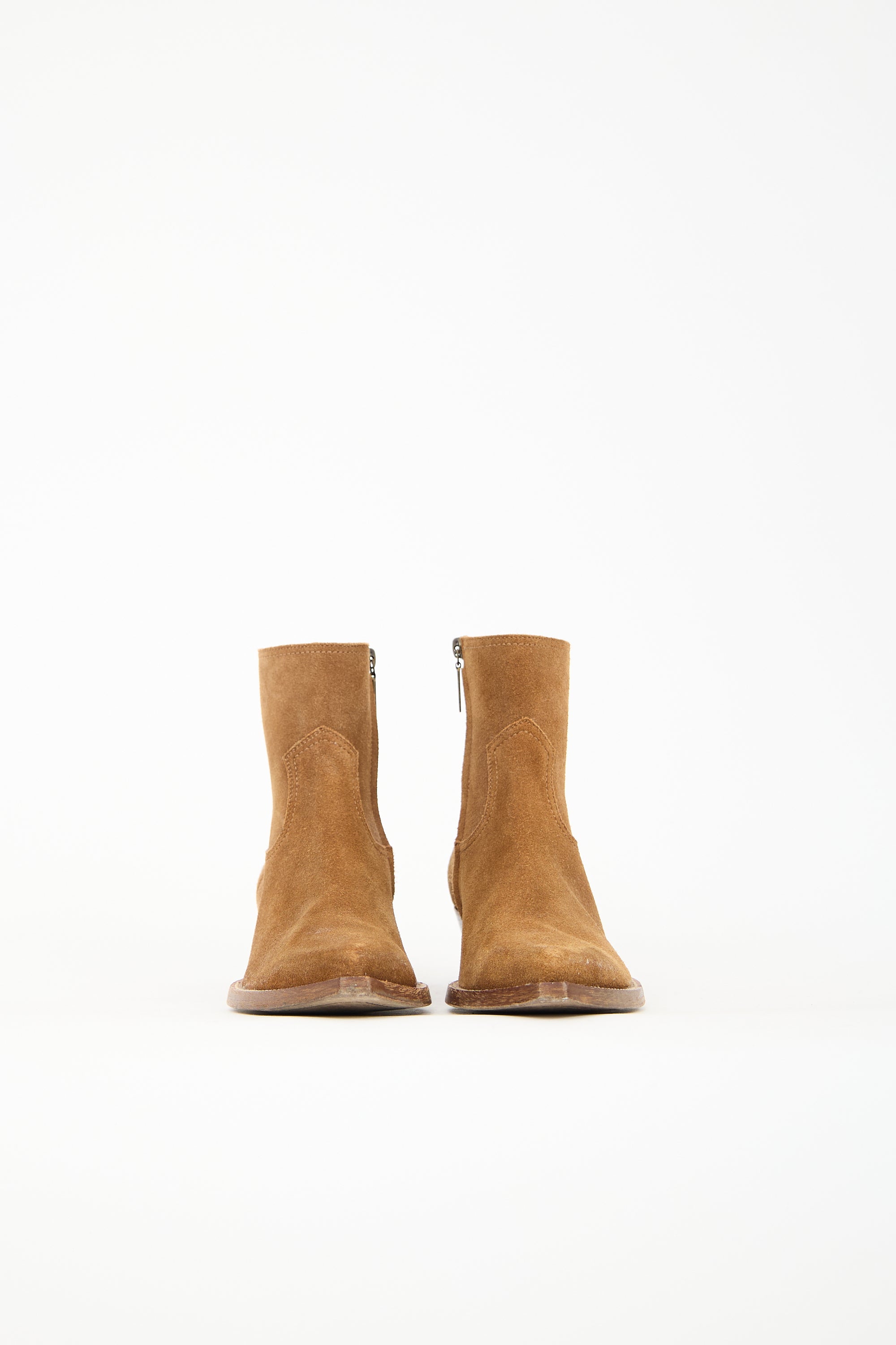 Saint Laurent Suede Lukas Boot