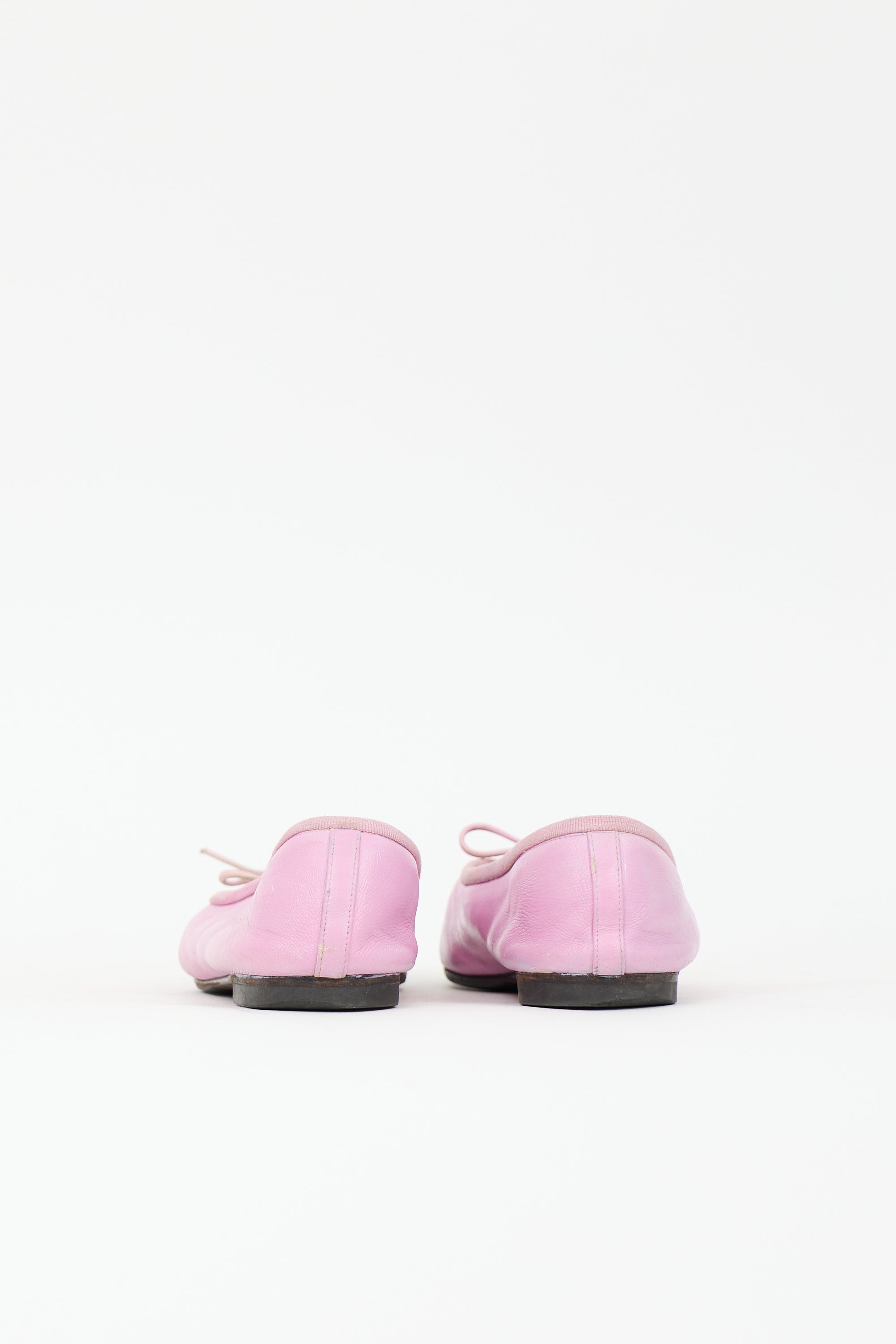 Chanel Leather CC Ballet Flat