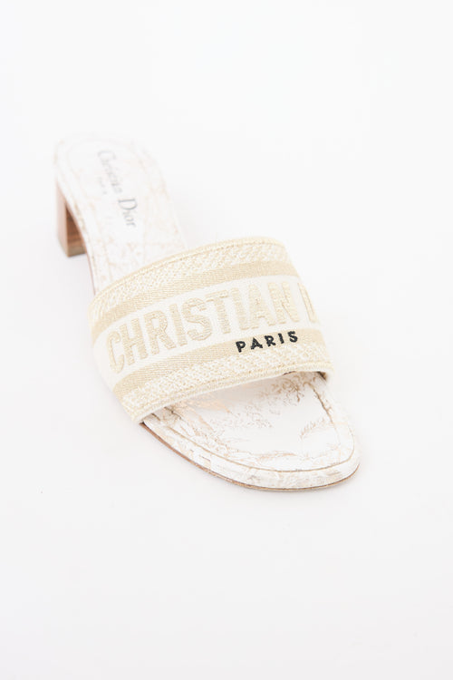 Dior Jardin D'Hiver Dway Sandal