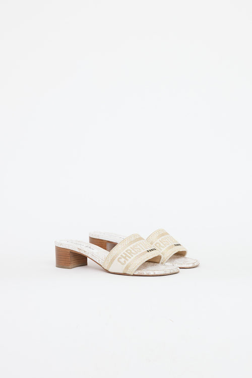 Dior Jardin D'Hiver Dway Sandal