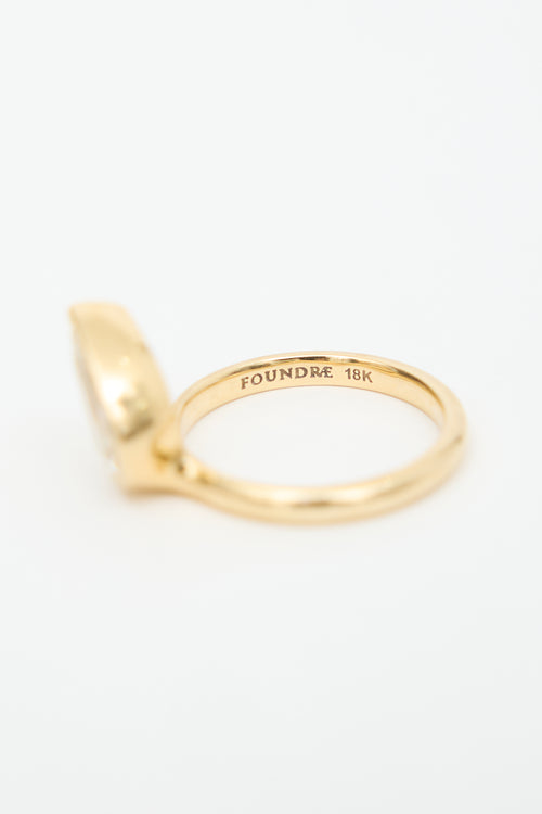 FoundRae 18K Gold & Diamond Forever and Always Ring