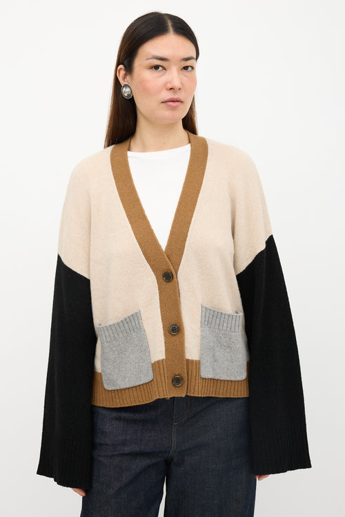 Frame Cashmere Vicuna Cardigan