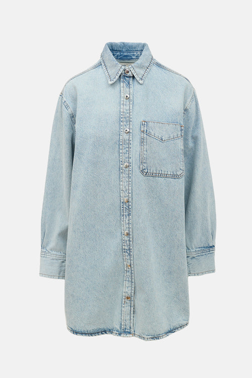 Frame Denim Shirt Dress