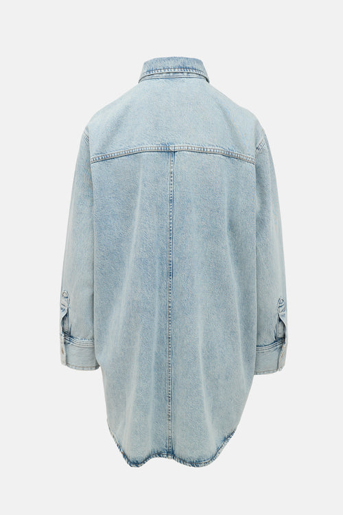 Frame Denim Shirt Dress
