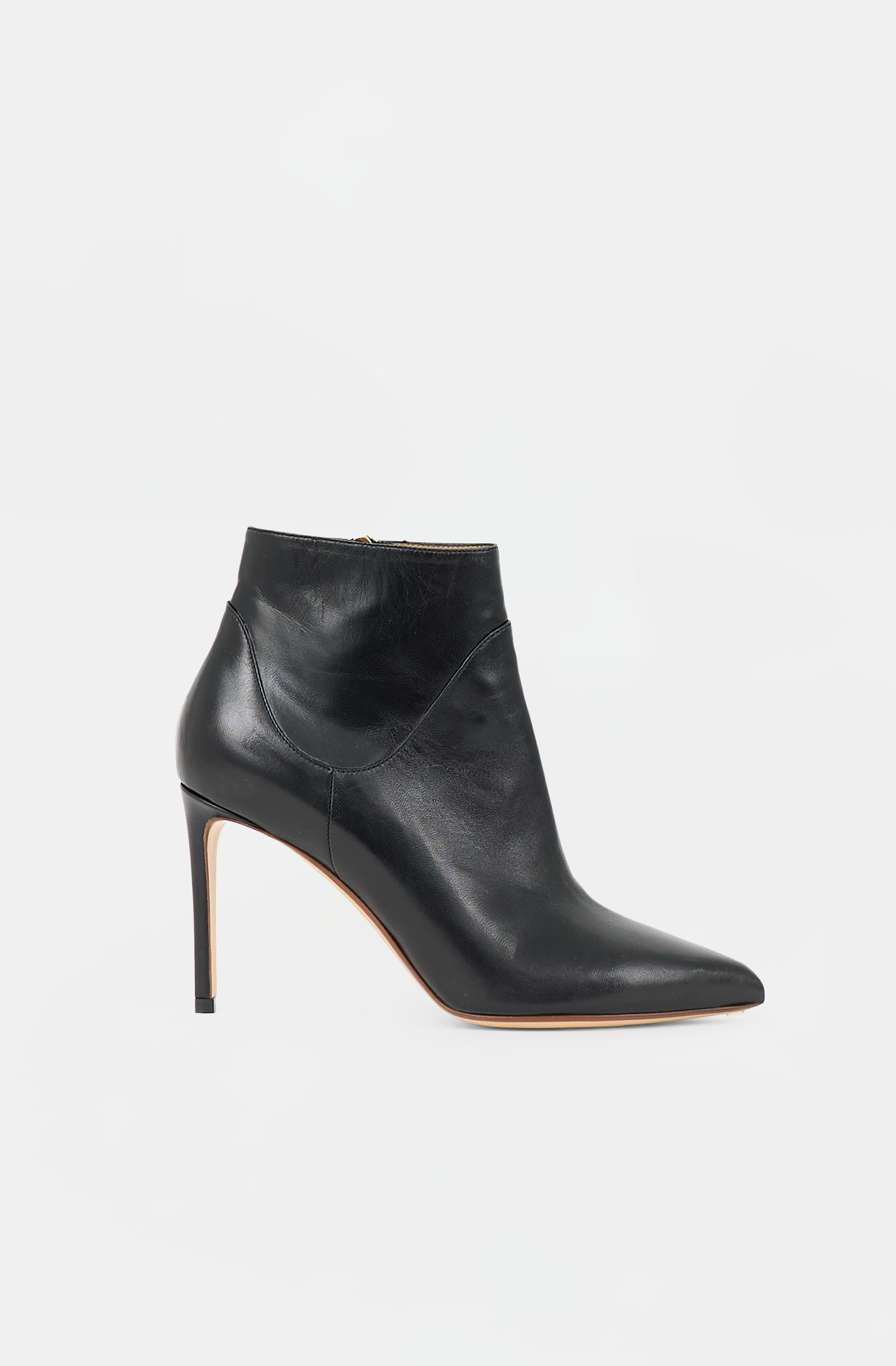 Francesco Russo Leather Ankle Boot