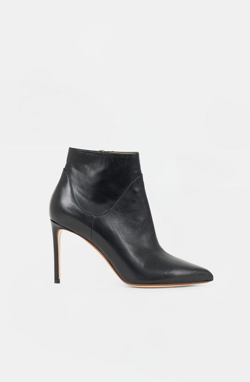 Francesco Russo Leather Ankle Boot