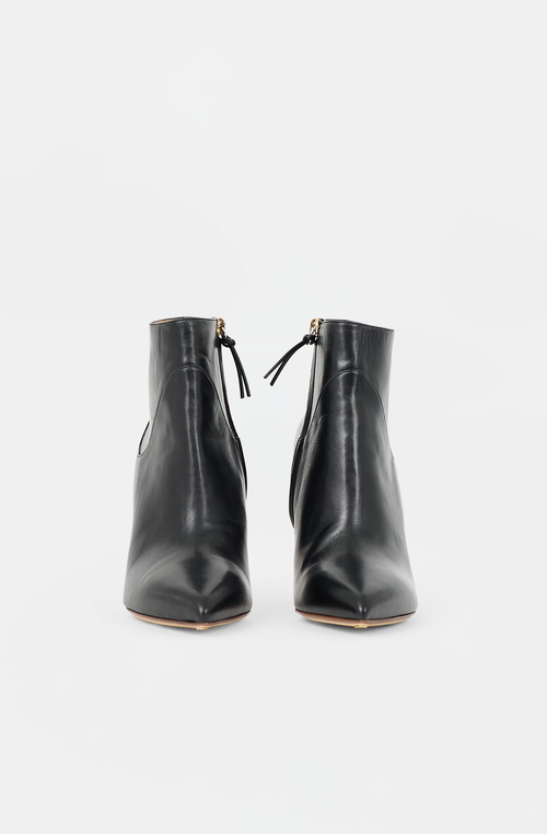 Francesco Russo Leather Ankle Boot