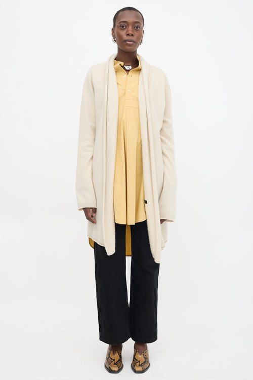 Frenckenberger Cashmere Open Cardigan