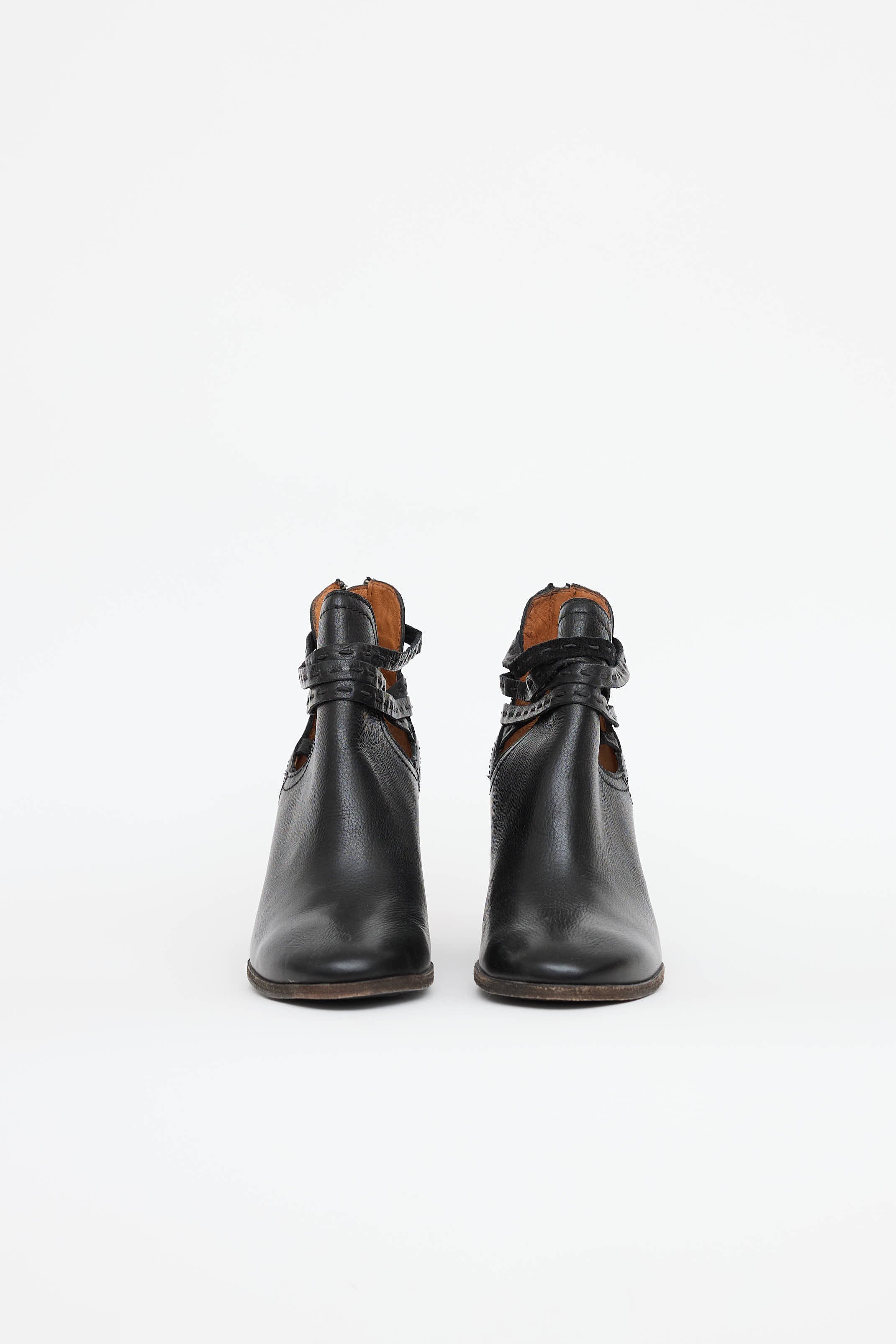 Frye Leather Cutout Boot