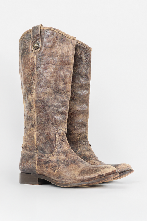 Frye Distressed Glazed Leather Melissa Boot