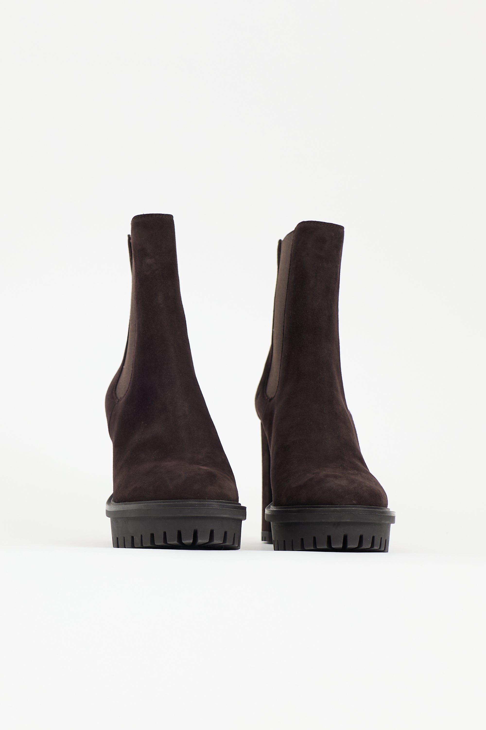 Gianvito Rossi Suede Barry Boot