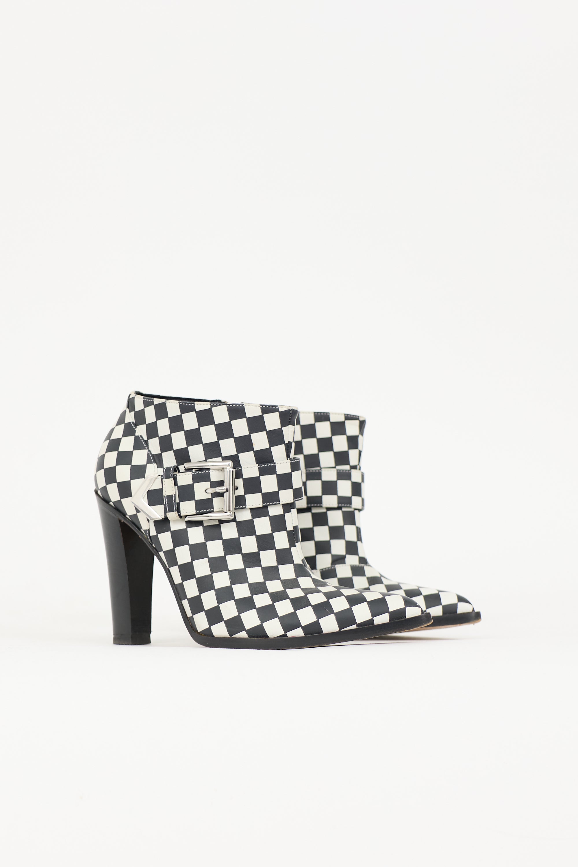 Gianvito Rossi X Altuzarra Checkered Boot