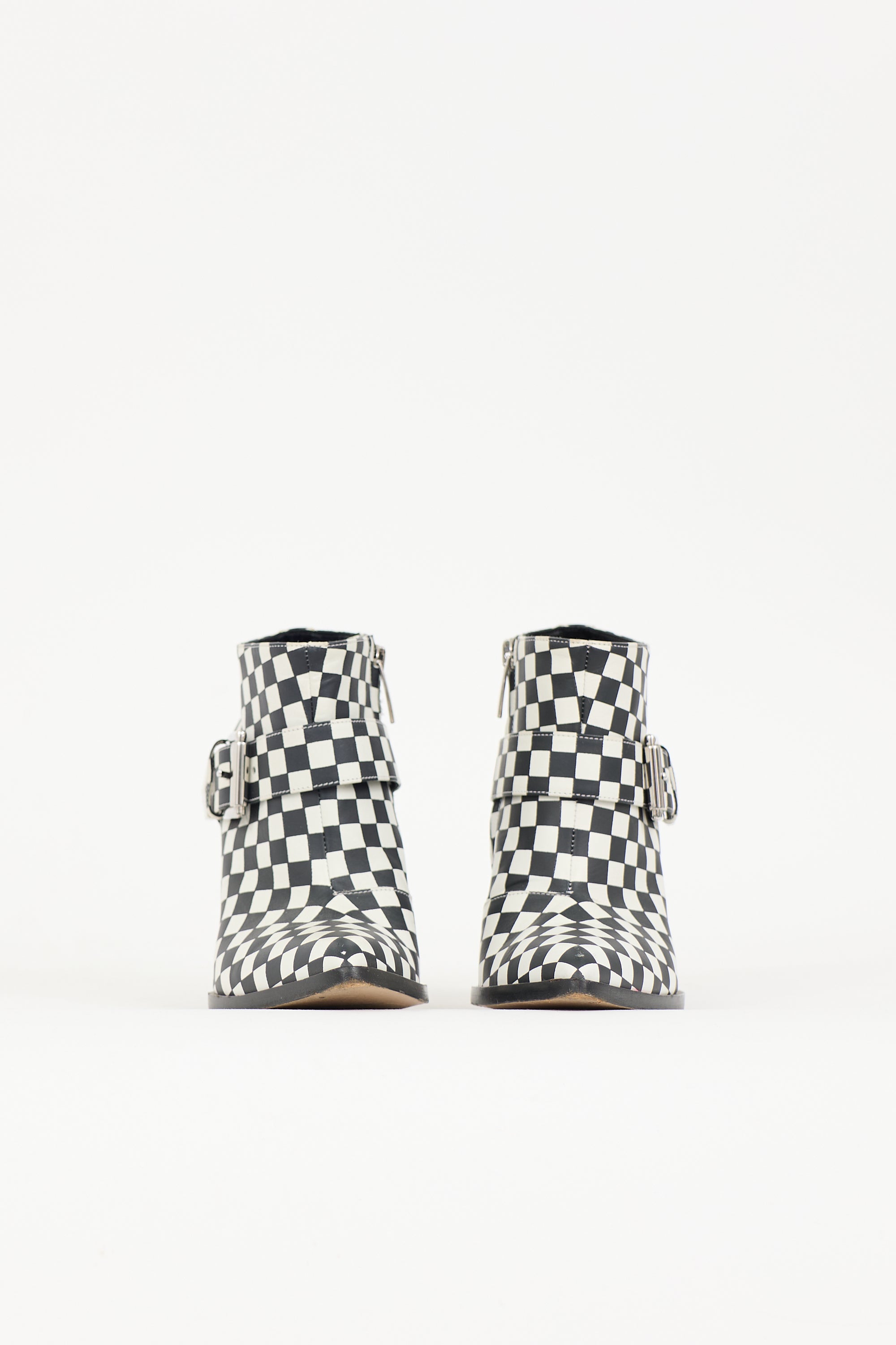 Gianvito Rossi X Altuzarra Checkered Boot