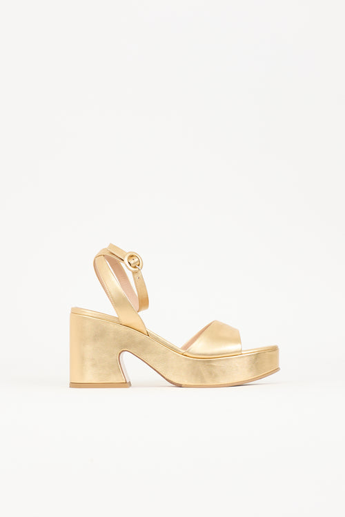 Gianvito Rossi Leather Alma Heel
