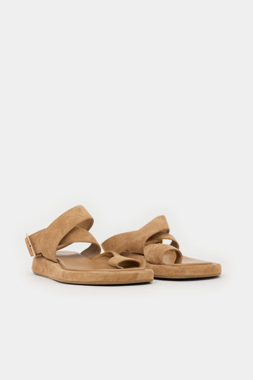 GIA/RHW Suede Cross Strap  Sandal