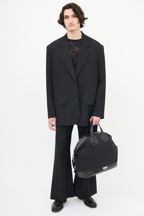 Givenchy Leather & Nylon Nightingale Bag
