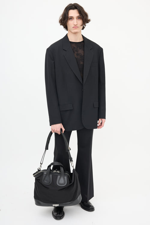 Givenchy Leather & Nylon Nightingale Bag