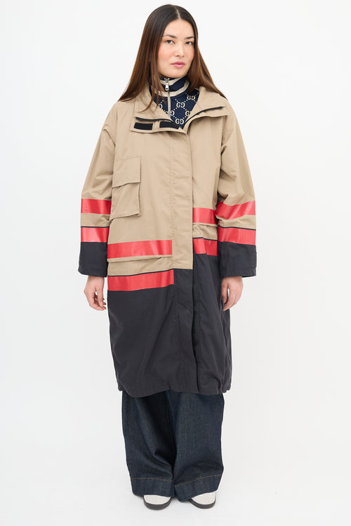Gucci X Balenciaga 2021 Asymmetric Parka