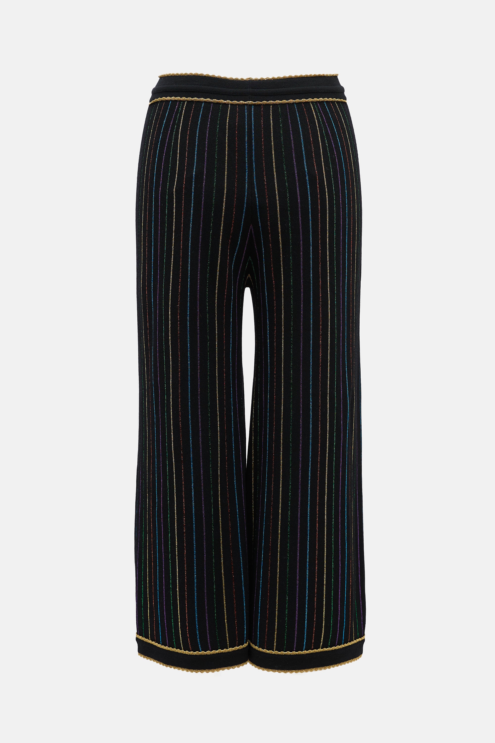 Gucci Knit Metallic Striped Pant
