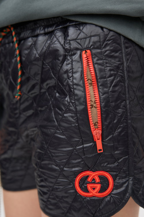 Gucci Nylon Quilted GG Shorts