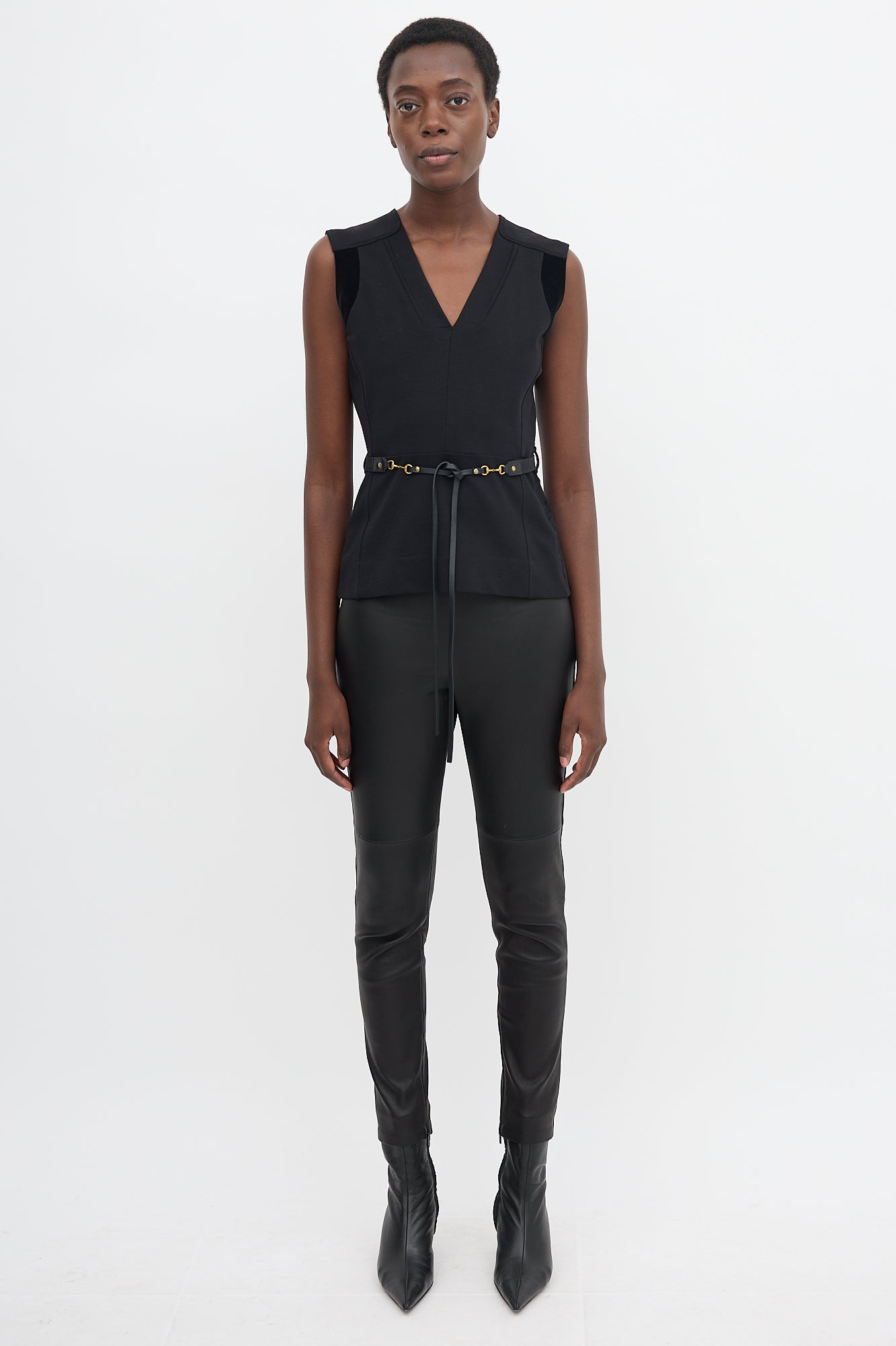 Gucci Wool Belted Top