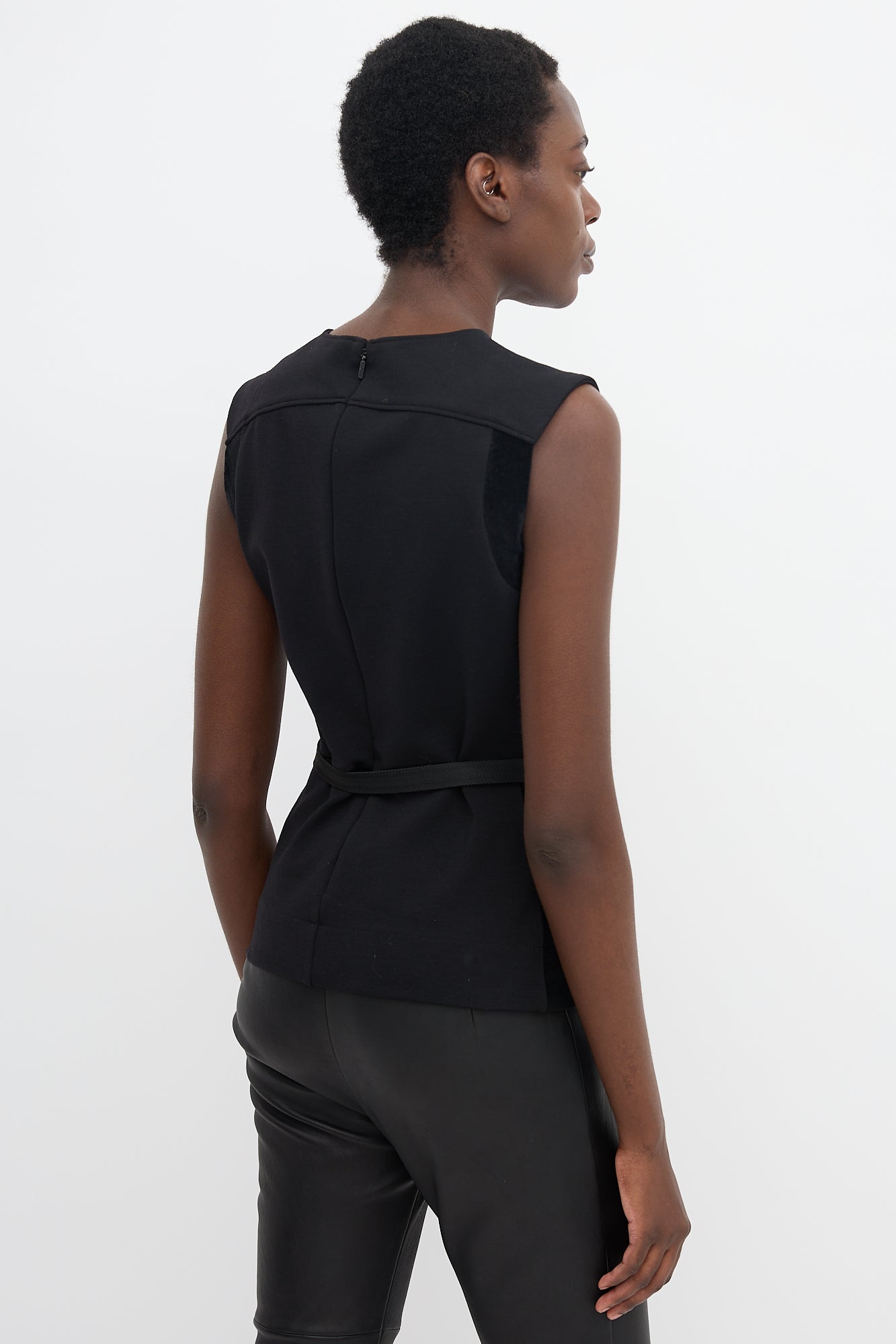 Gucci Wool Belted Top