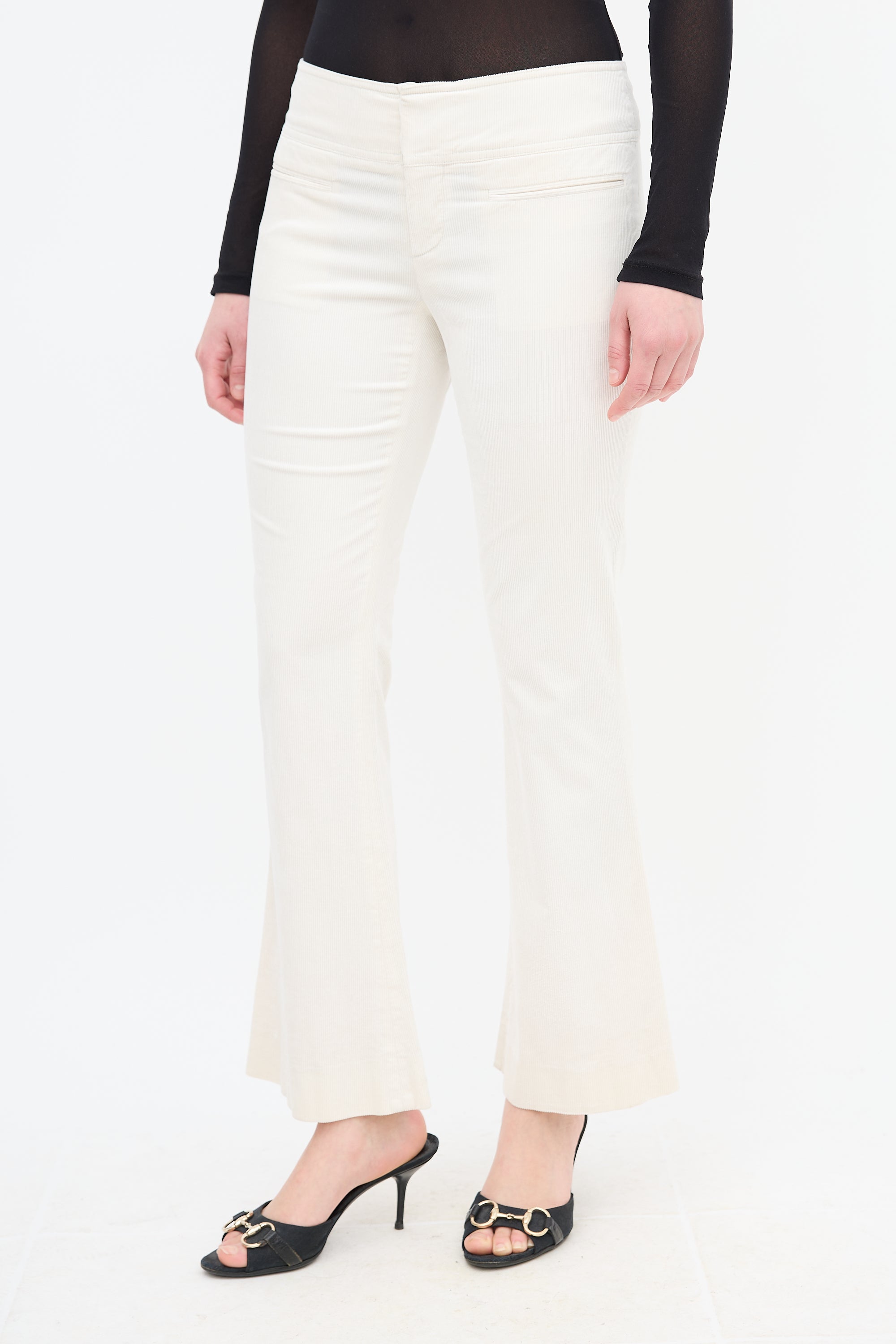 Gucci Corduroy Flared Trouser