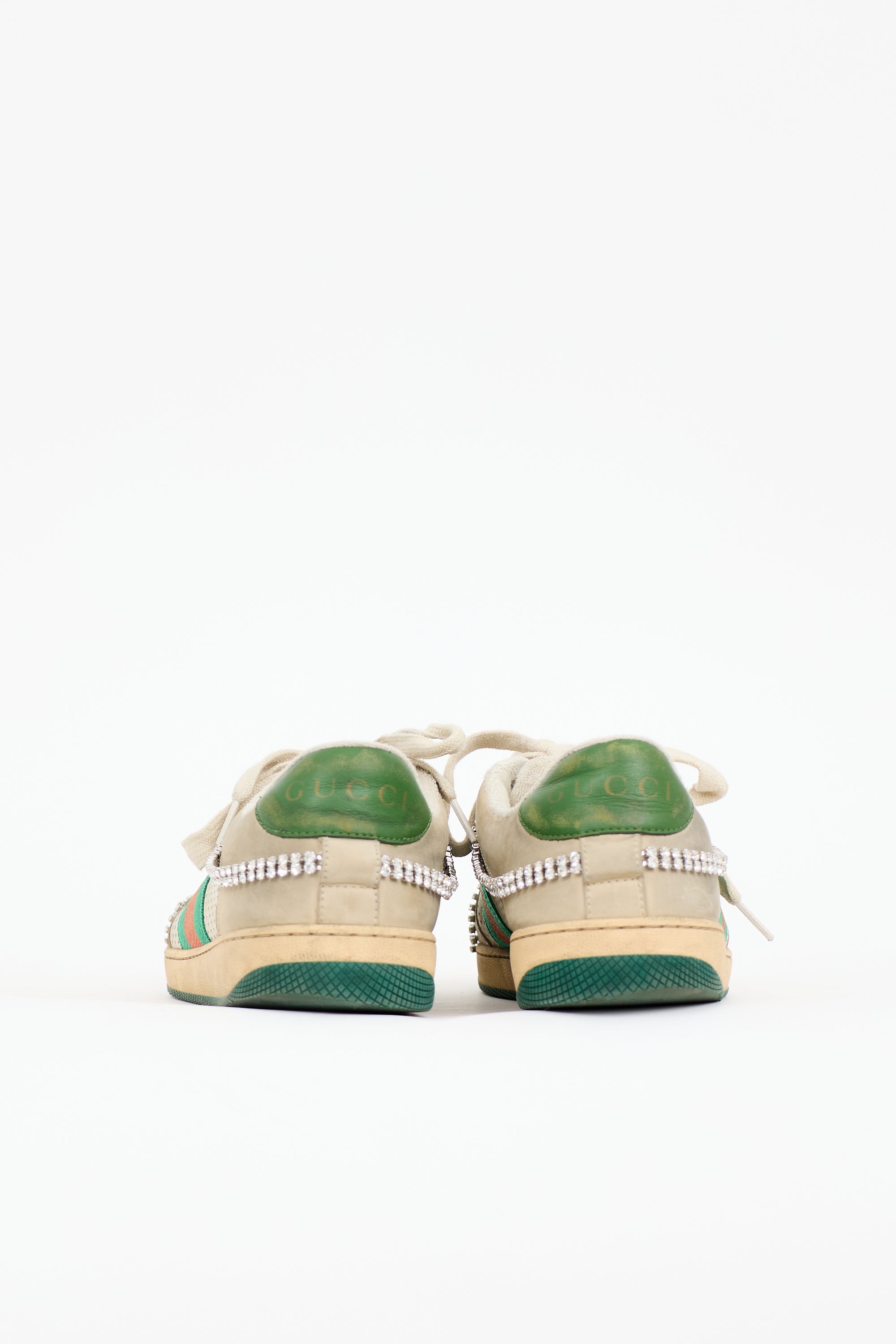 Gucci Screener Crystal Sneaker