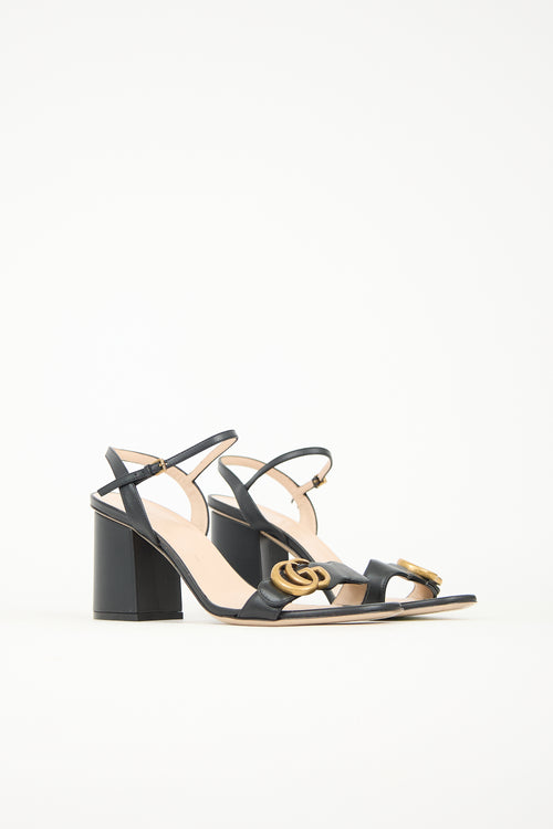 Gucci Leather Lifford GG Sandal