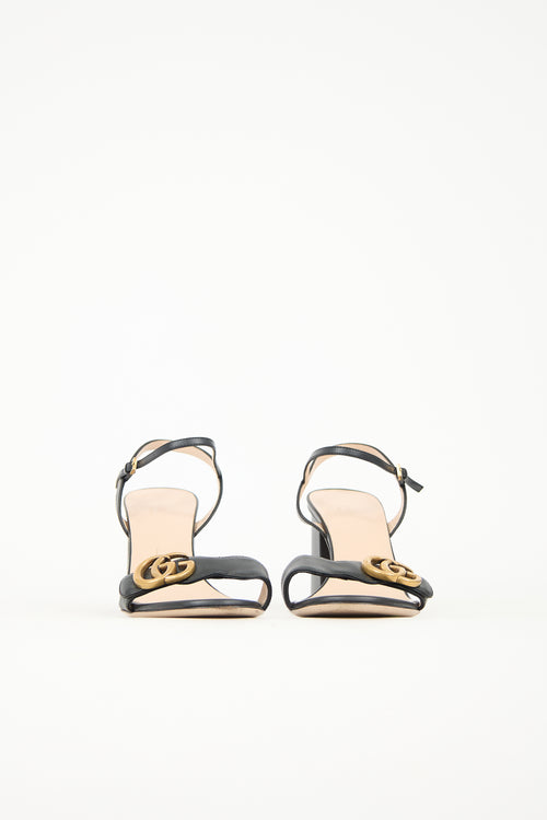 Gucci Leather Lifford GG Sandal