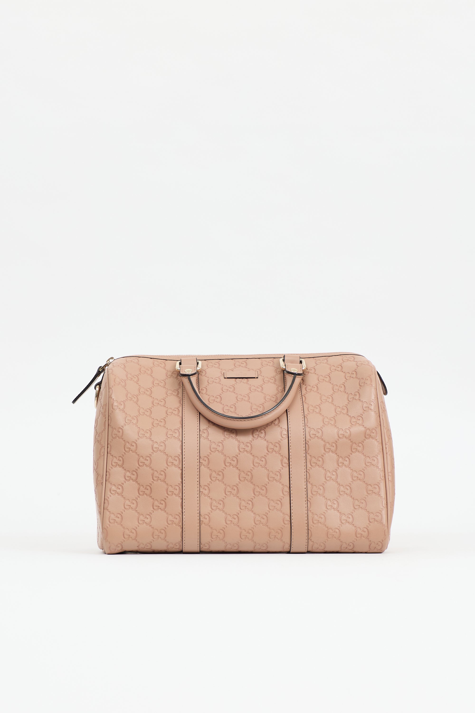 Gucci Leather Guccissima Boston Joy Bag