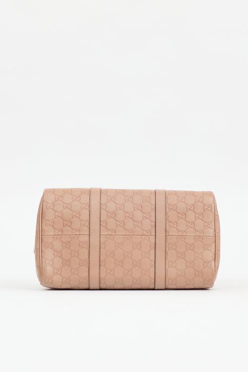 Gucci Leather Guccissima Boston Joy Bag
