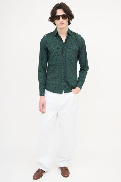Gucci Stirrup Printed Shirt