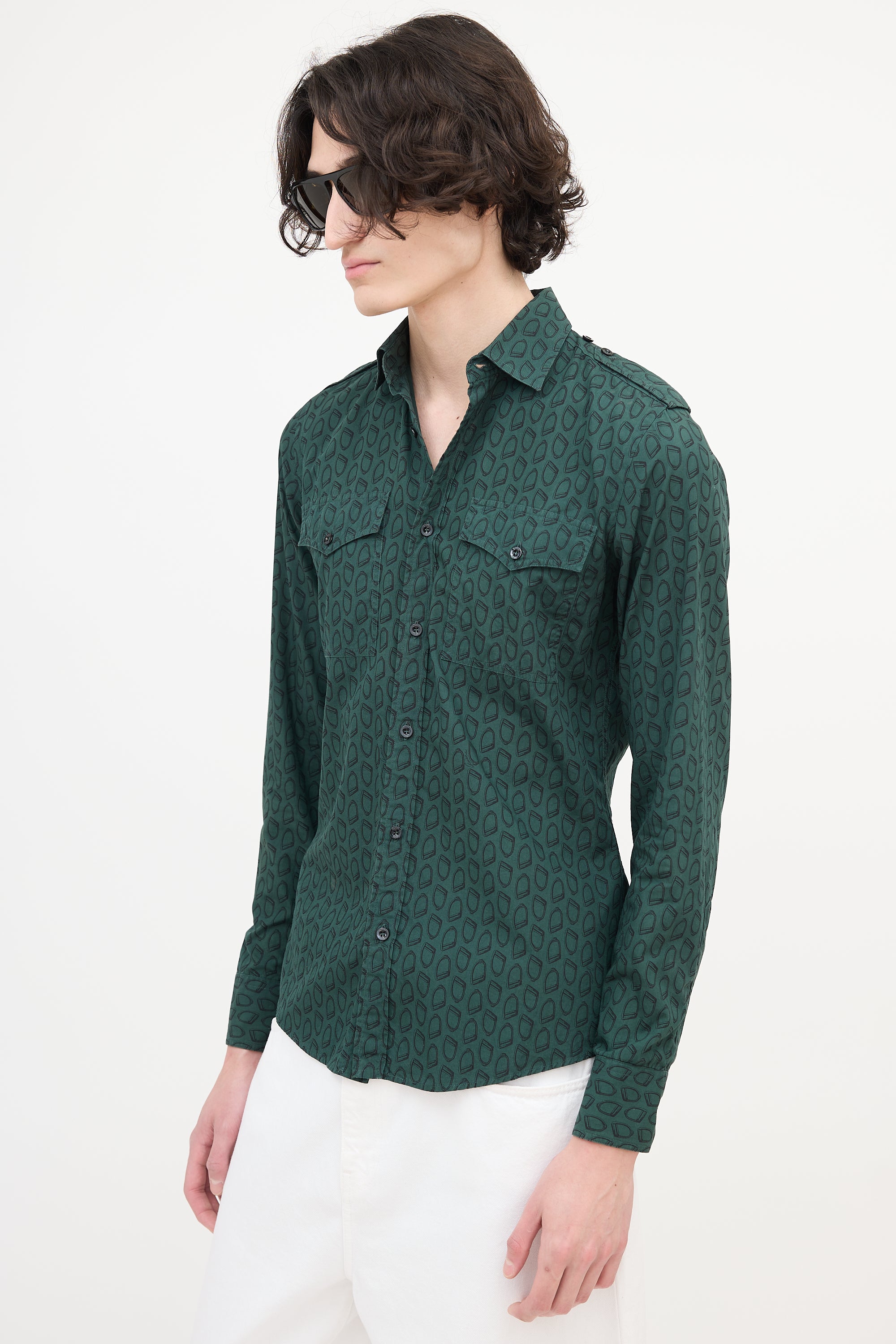 Gucci Stirrup Printed Shirt