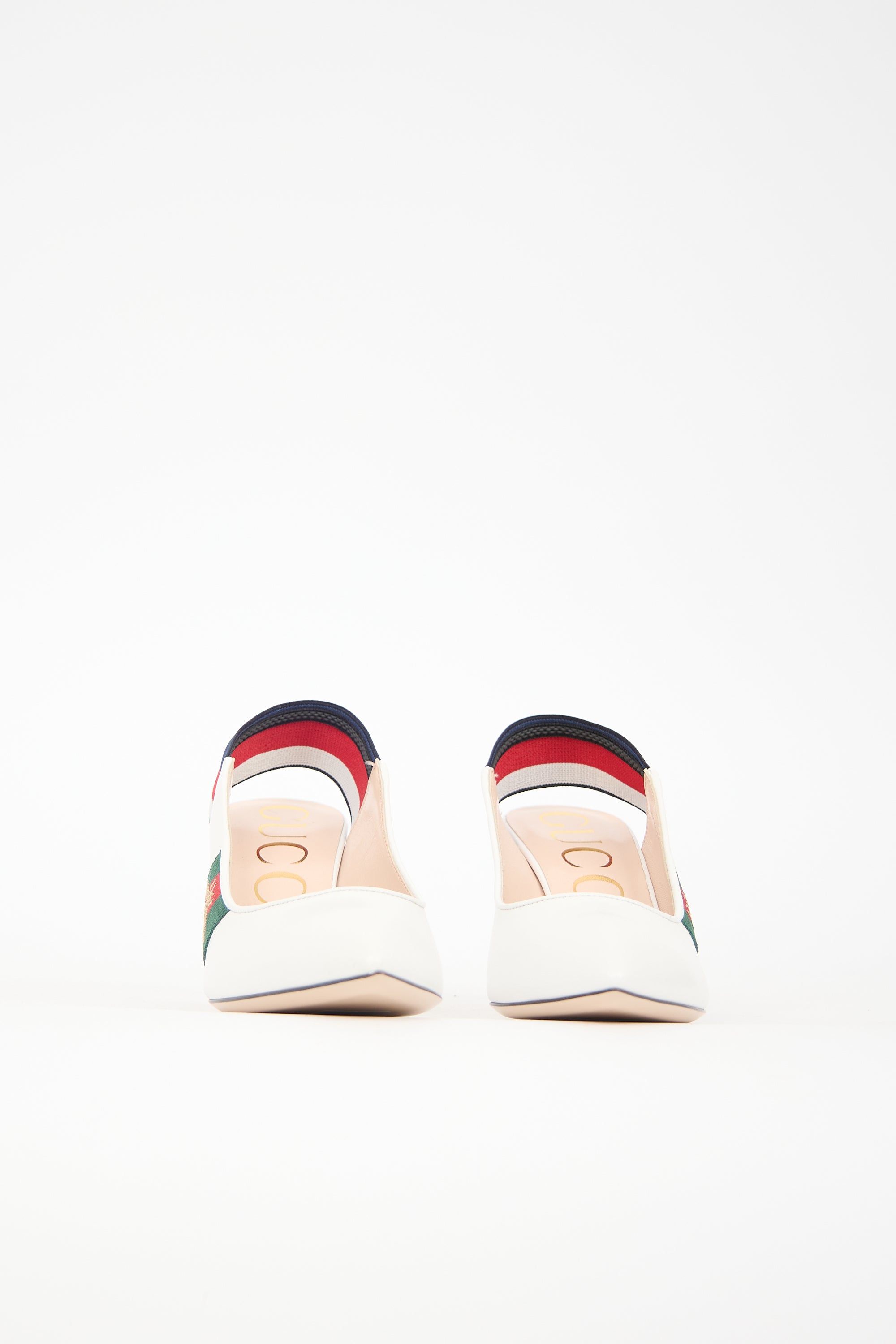Gucci Sylvie Bee Web Heel