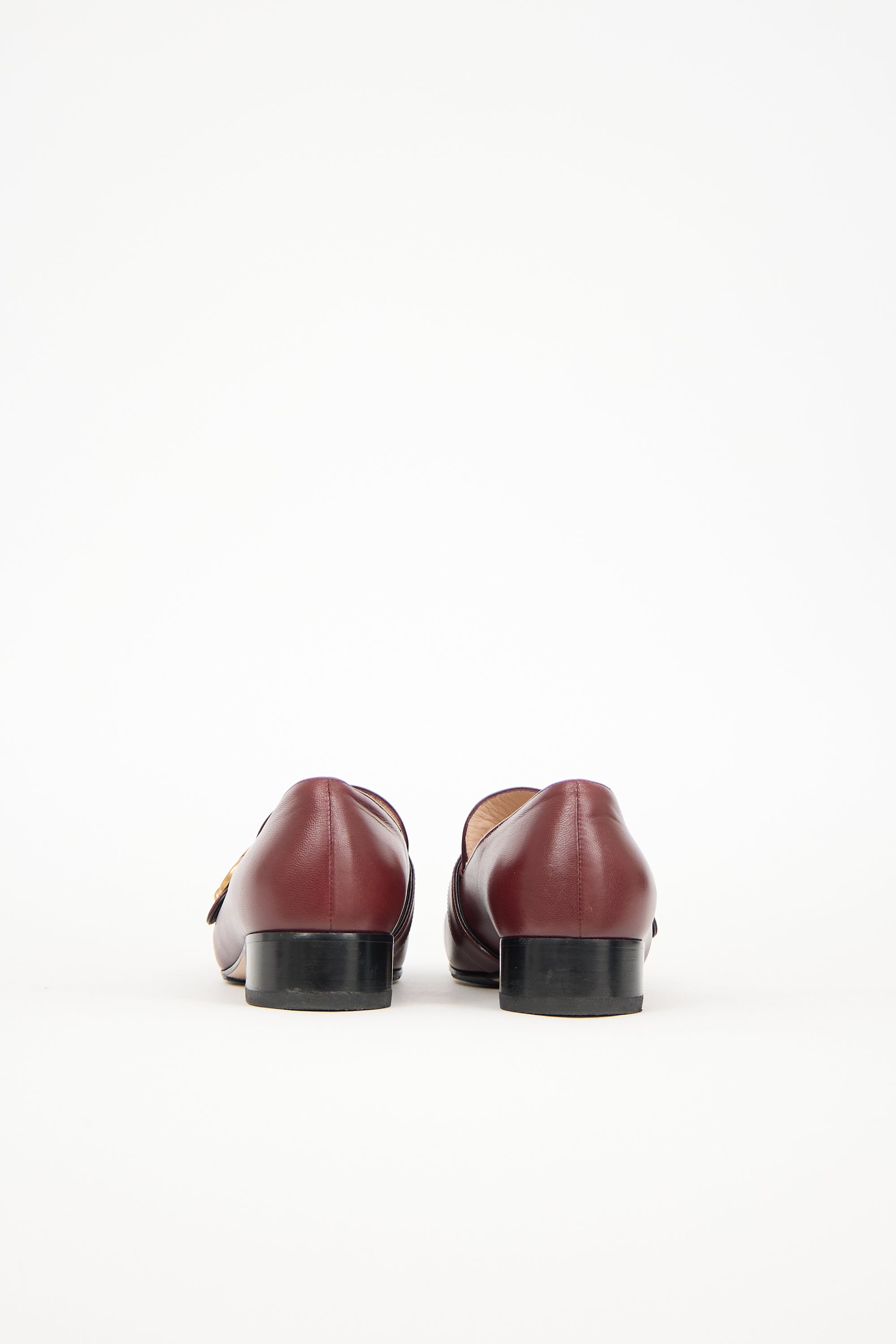 Gucci Leather GG Marmont Loafer