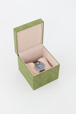 Gucci Stainless Steel & Leather G-Timeless 126.3 Watch