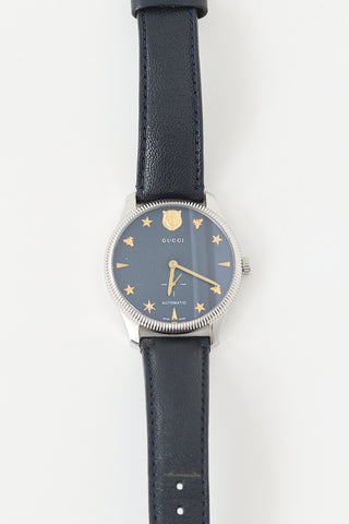 Gucci Stainless Steel & Leather G-Timeless 126.3 Watch