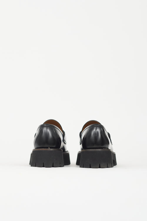 Gucci Leather Platform Loafer